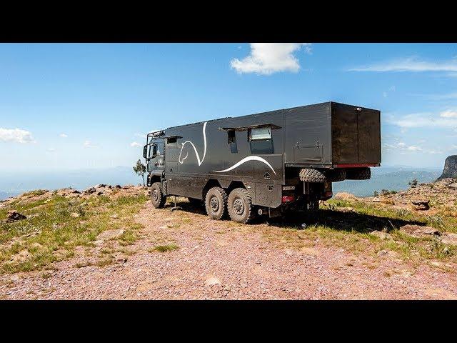 hairpin turns with the expedition vehicle • World tour