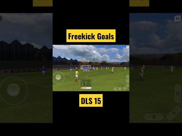 Free kick Goals in DLS15 #football #fifa #dls #dls15