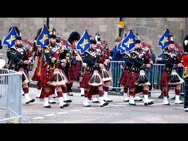 25th Anniversary Scottish Parliament | Escort to The Crown | Royal Mile, Edinburgh 2024 | FULL VIDEO