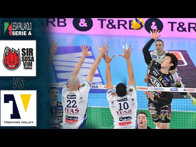 Trentino vs. Perugia - Highlights | SuperLega 2025 - Matchday 16