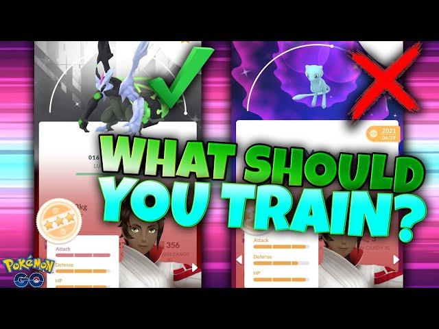 WHICH POKÉMON SHOULD YOU INCREASE IVs With Bottle Caps in Pokémon GO??  Hyper Training Priority!