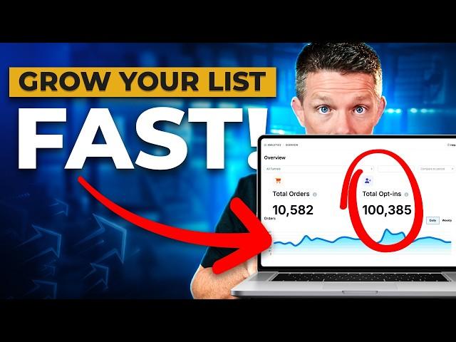 How To Build Your Email List FAST (And For FREE)- 4 Steps To 100,000 Subscribers