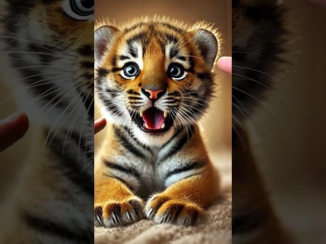 Cute Tiger baby love #cuteanimal #tigercubs #tiger #animals #tigerlife #tigerlove #tigers #cute