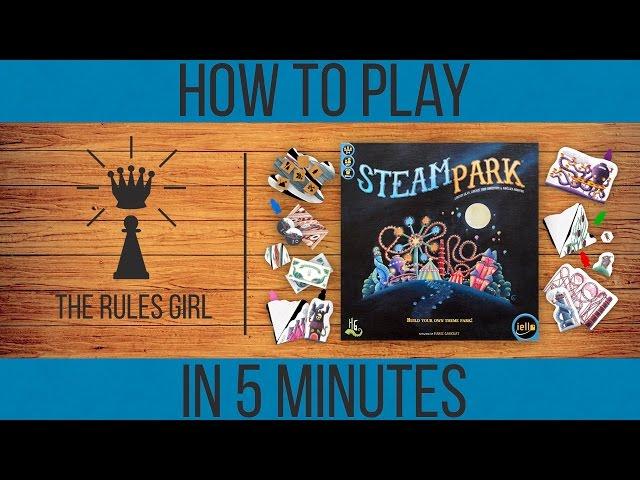 How to Play Steam Park in 5 Minutes - The Rules Girl