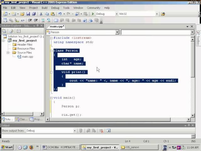 Михаил Майоров.Основы C++ #9(classes)
