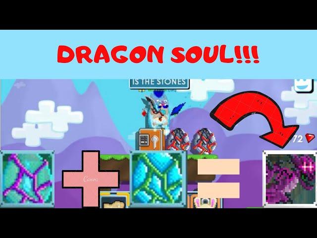 HATCHING 2 EGG STONES?!! GOT 2 DRAGON SOULS!!! | GROWTOPIA