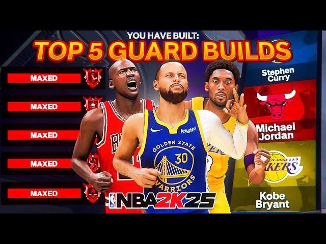 Top 5 BEST Guard Builds in NBA 2K25! Most OVERPOWERED Builds for ALL Playstyles + Gamemodes