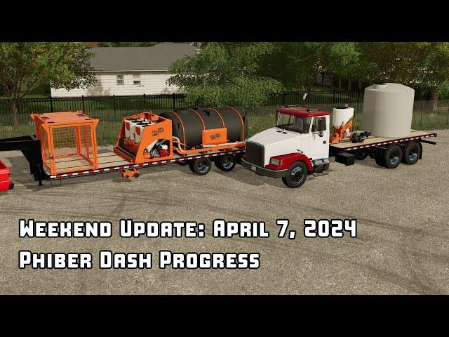 Weekend Update: April 7, 2024 Phiber Dash Progress