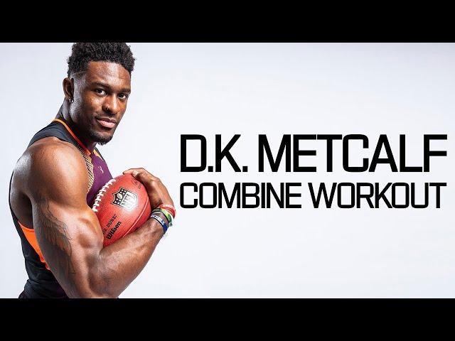 D. K. Metcalf's Ridiculous Batman Level Workout! | 2019 NFL Combine Highlights