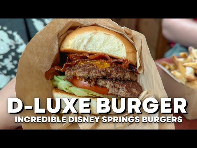 Delicious Burgers, Fries, and More: What to Expect at D-Luxe Burger in Disney Springs in 2024!