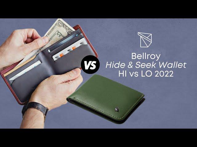 Difference between Bellroy Hide & Seek Wallet (Hi VS LO) 2022 | Oribags