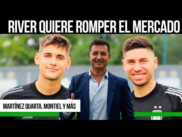 RIVER ROMPE EL MERCADO | MARTÍNEZ QUARTA, MONTIEL, MÁS REFUERZOS ¿Y SALIDAS?