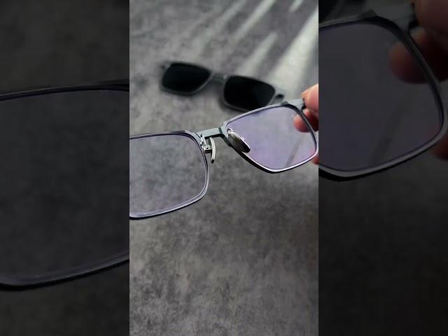 ⭐ Product Link in Comments ⭐Pure Titanium Magnetic Clip-On Glasses