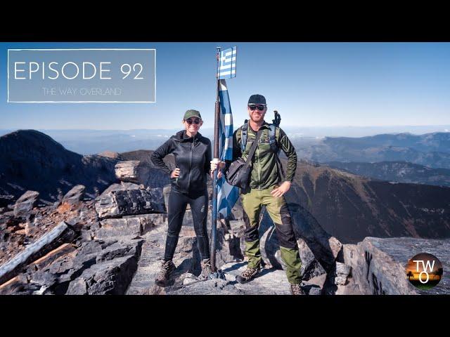 MT OLYMPUS HIKE - MYTIKAS PEAK - The TOP of GREECE!!  - Australia to Scotland by road - Episode 92