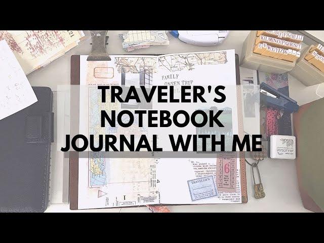 Journal With Me Traveler's Notebook | Skylar Hand Insert Ep 1