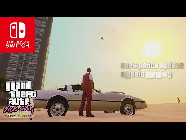 Grand Theft Auto Vice City Definitive Edition - 2024 Patch Update - Nintendo Switch Gameplay