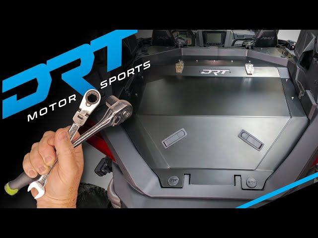 DRT motorsports Polaris RZR PRO R Aluminum Trunk Enclosure install