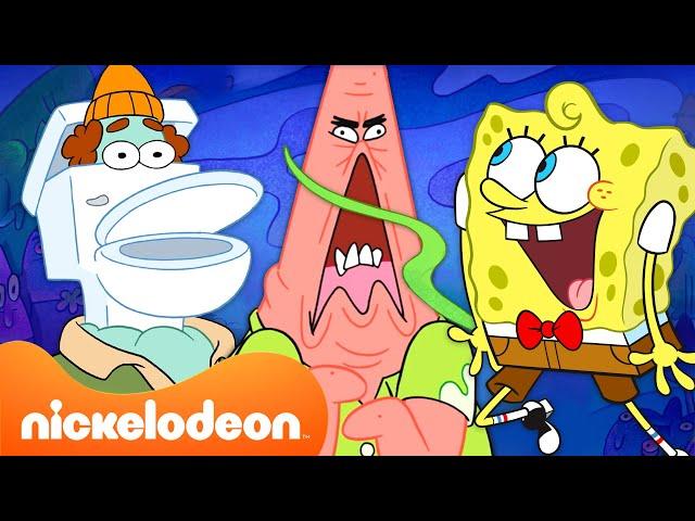 Губка Боб | Лучшее из 1 сезона "Шоу Патрика Стара" 1 ЧАС! Часть 2 | Nickelodeon Cyrillic