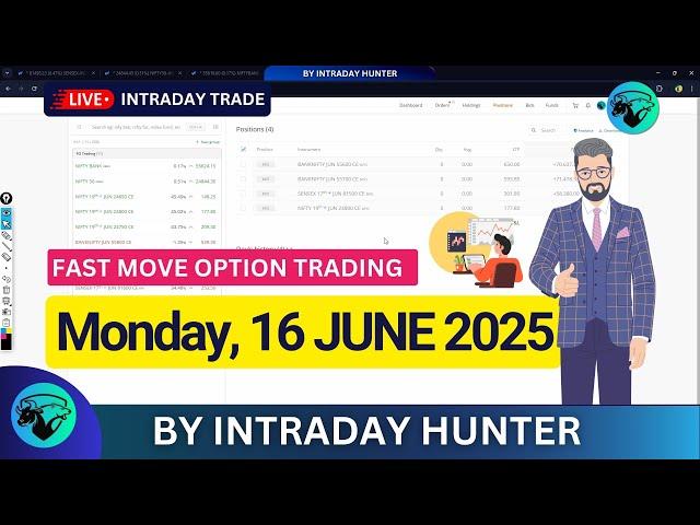 Live Bank Nifty Option Trading  | Intraday Trading by Intraday Hunter