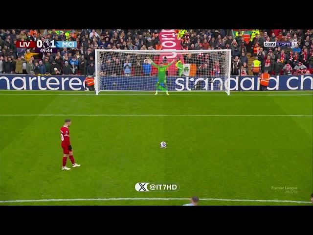 Liverpool 1-1 Manchester City Alexis Mac Allister penalty