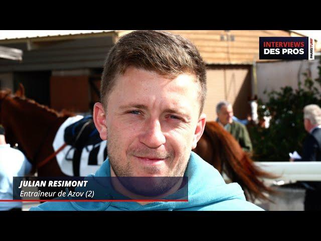 JULIAN RESIMONT | ENTRAÎNEUR DE AZOV | QUINTÉ DU JEUDI 6 MARS À SAINT CLOUD