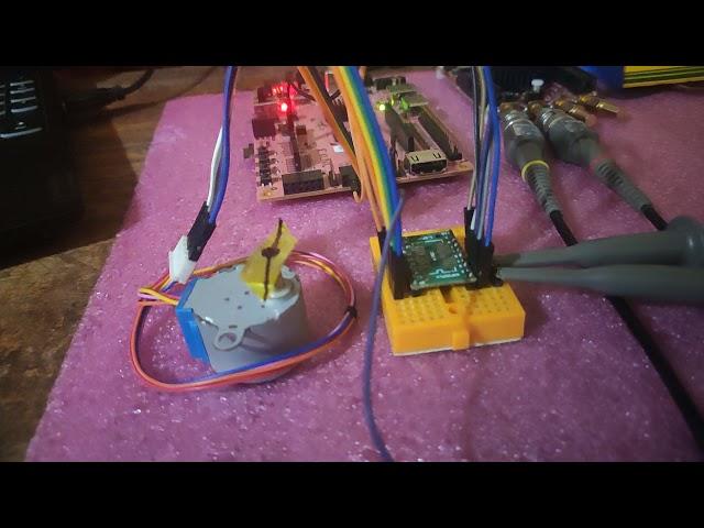 Stepper Motor Controller using PYNQ-Z2 || RedPitaya Project