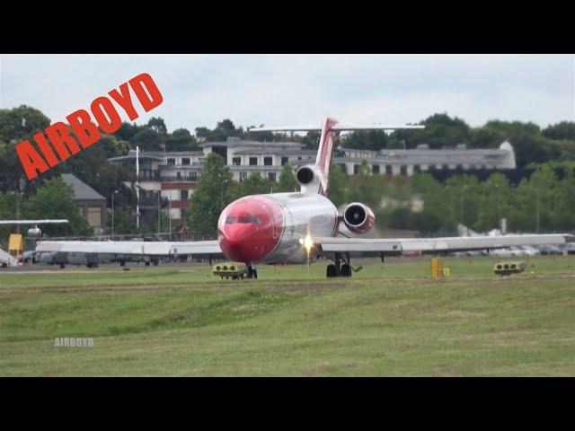 OSRL Boeing 727 Flight Demonstration - Farnborough Airshow