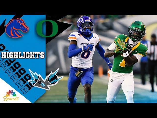 Boise State Broncos vs. Oregon Ducks | CFB HIGHLIGHTS | 9/7/2024 | Big Ten on NBC Sports