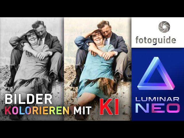 Luminar NEO # : Kolorieren mit KI ▲  ganz einfach + kostenlos