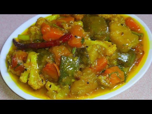 অসাধারন সাধে সবজি রান্নার রেসিপি || Sabji recipe || mix veg sabji recipe | sabzi recipe/Ranna recipe