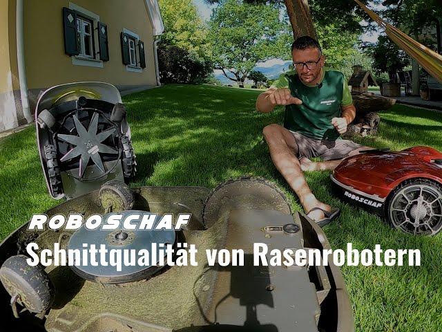 Rasenroboter Schnittqualität der Top-Klasse: Sicherheit & Effizienz