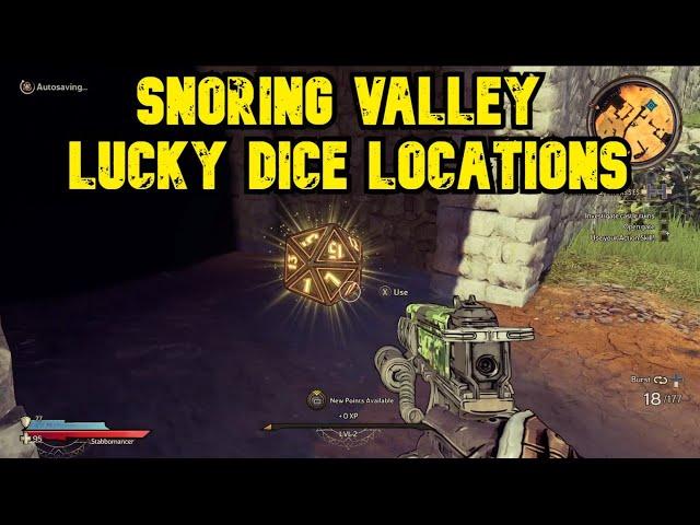 Lucky Dice Locations in Snoring Valley - Tiny Tina's Wonderlands