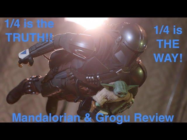 This is the way! Hot Toys 1/4 scale The Mandalorian & Grogu Review