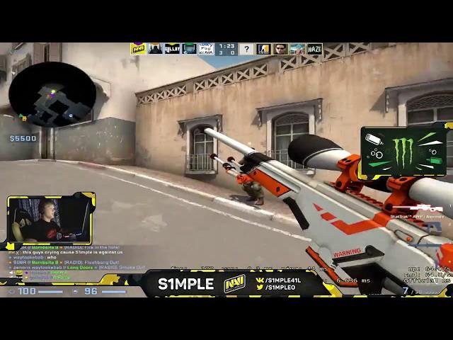 S1mple Carries Him Self to GLOBAL 50Kills