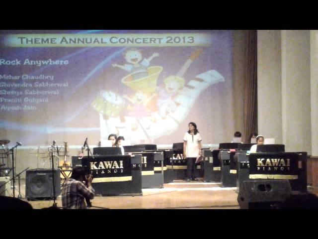 " Rock Anywhere " by Ayush Jain with his group