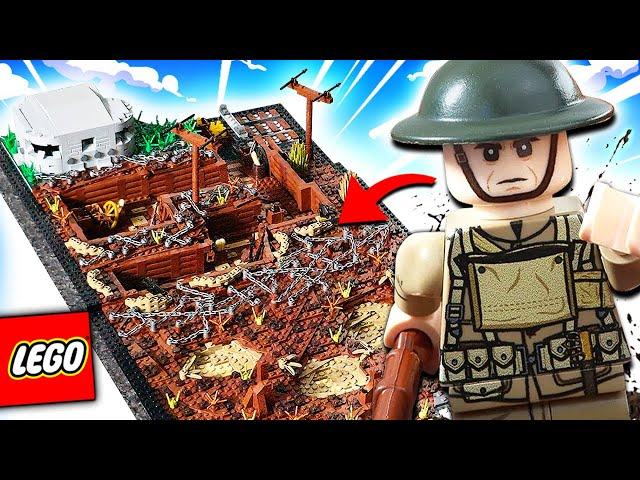 I built a LEGO WW1 Trench Battle... in HOW LONG?!