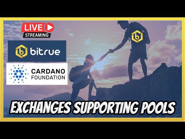 Exchanges Staking With Cardano Community StakePools!