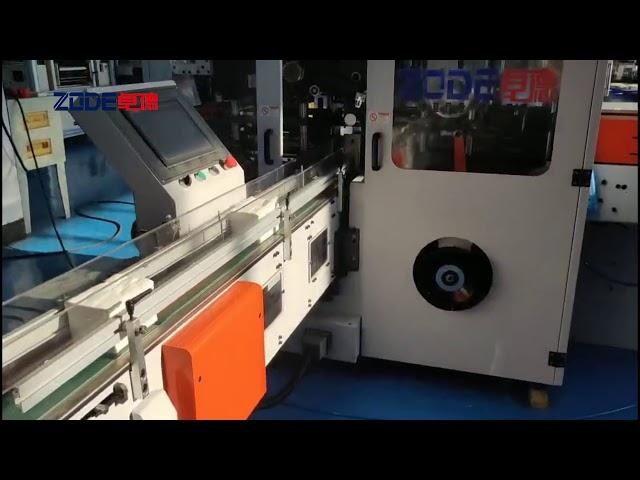 Automatic facial tissue prodcution line