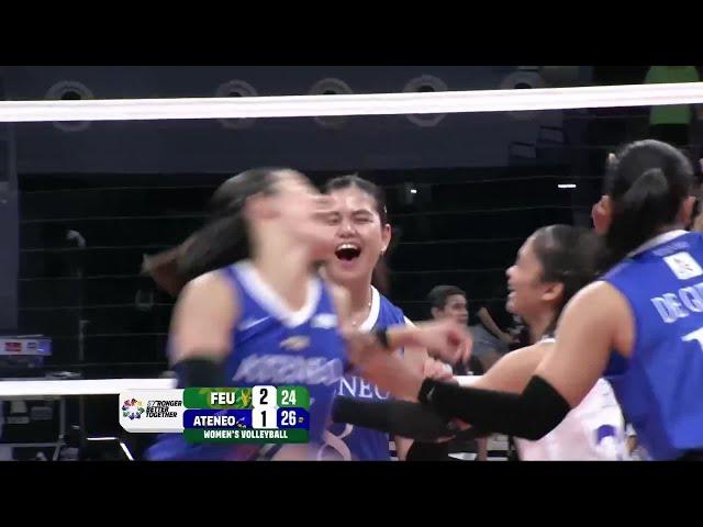 FEU and ATENEO FIERY SET 4 FINISH  | UAAP Season 87 Women’s Volleyball