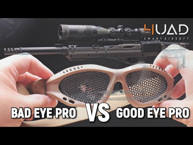 Don't do this! What eye protection to wear in Airsoft game?