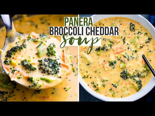 30 Minute Broccoli Cheddar Soup (Better than Panera!)