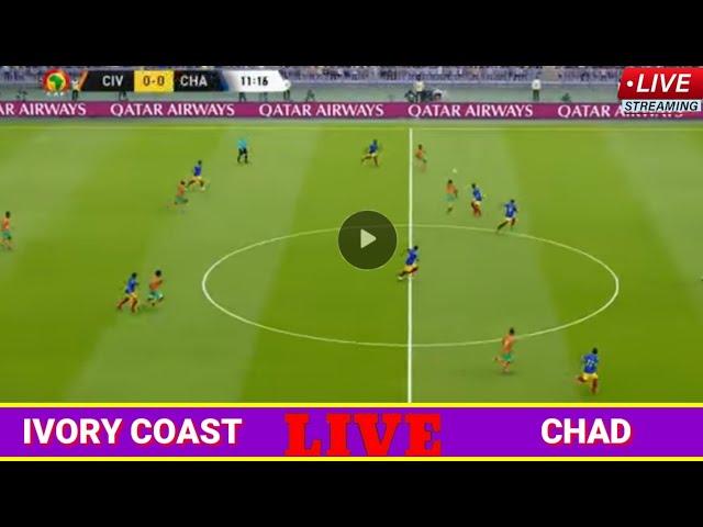 LIVE MATCH:IVORY COAST [4] VS [0] CHAD | LIVE STREAM AFRICA CUP OF NATIONS QUALIFIERS TODAY