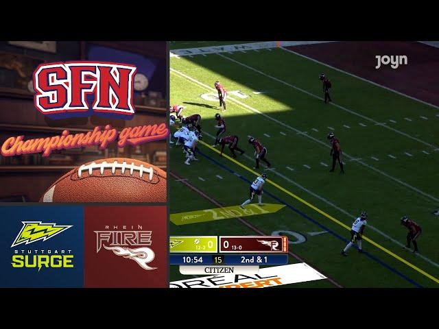 Stuttgart Surge VS Rhein Fire | Highlights | ELF Championship Game 2023