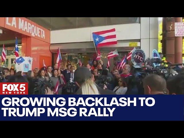 Growing backlash to Trump MSG rally: Puerto Rican leaders react to controversial 'joke'