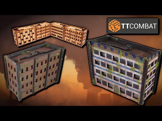 TTCombat - MDF kit - 10mm Brownstone Rows
