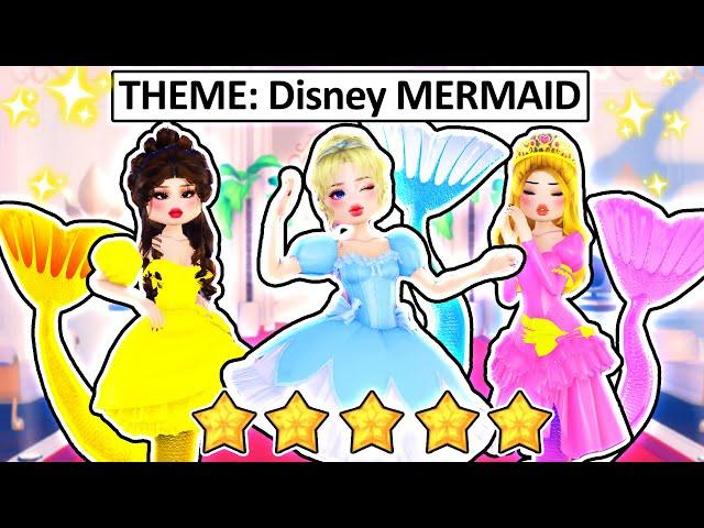 Disney Princess *MERMAID ONLY* Challenge in Dress to Impress!