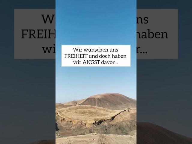 Angst vs. Freiheit! Wer kennt's? #bewusstsein #Freiheit #angst #ytshorts