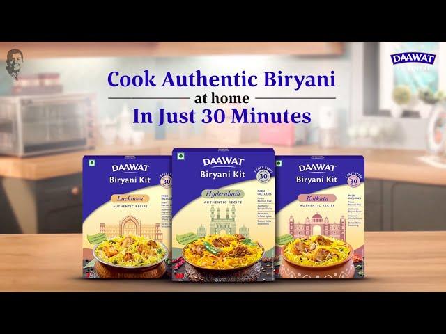 Authentic Biryani In Just 30 Mins | Daawat Biryani Kit