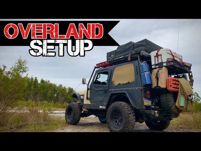 Overland Setup! Jeep Wrangler Yj