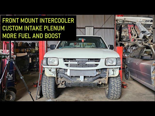 TF Holden Rodeo | Front Mount Intercooler | Custom Intake Plenum | Winding up the Fuel